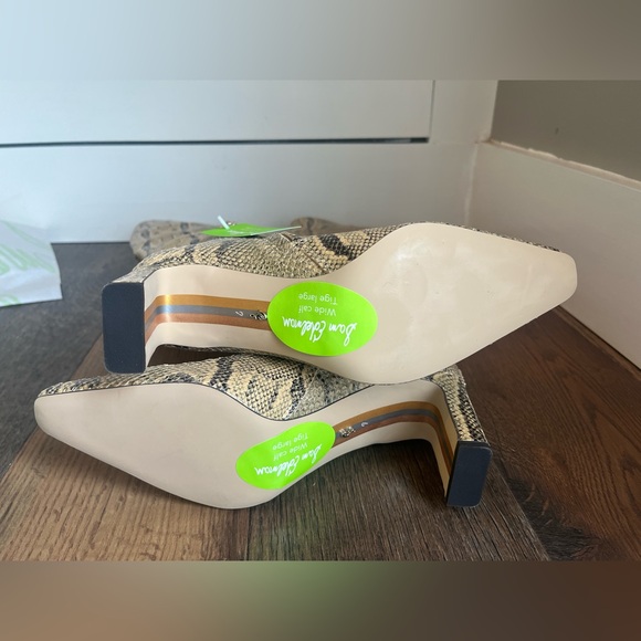 Sam Edelman Sylvia Knee-High Snake-Print Boots in Tan and Black - Picture 7 of 8